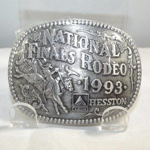 Limited Edition NOS National Finals Rodeo 1993 Hesston Belt Buckle